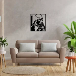 Archivo impresión 3D (STL) DEADPOOL para Decoración de Murales.