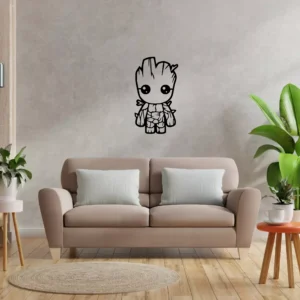 Archivo impresión 3D (STL) YO SOY GROOT para Decoración de Murales.