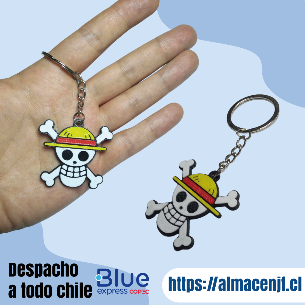 Llavero 3D One Piece Luffi – Impresión 3D - Producto Físico - Imagen 2